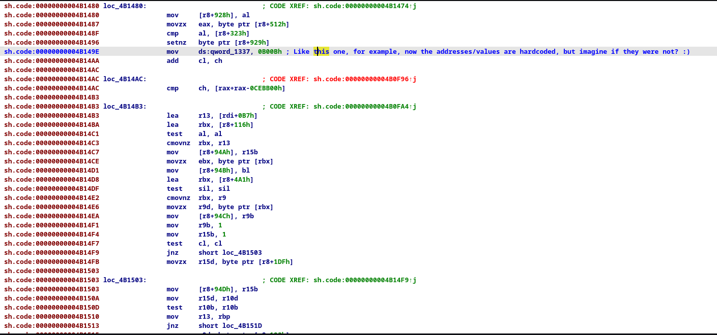 The disassembly2
